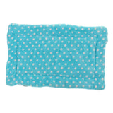 Maxbell Dog Mat Blanket Soft Bed Cushion Washable Air Conditioning Pad M Blue Dot