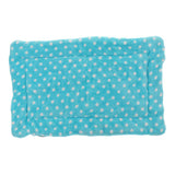 Maxbell Dog Mat Blanket Soft Bed Cushion Washable Air Conditioning Pad M Blue Dot