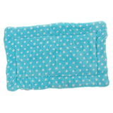 Maxbell Dog Mat Blanket Soft Bed Cushion Washable Air Conditioning Pad M Blue Dot