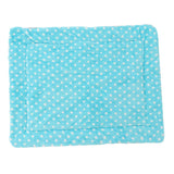 Maxbell Dog Mat Blanket Soft Bed Cushion Washable Air Conditioning Pad L Blue Dot