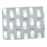 Maxbell Super Soft Warm Dog Cat Puppy Pet Fleece Blanket Cat Print 102 x 78cm Gray