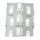 Maxbell Super Soft Warm Dog Cat Puppy Pet Fleece Blanket Cat Print 102 x 78cm Gray