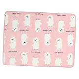 Maxbell Super Soft Warm Dog Cat Puppy Pet Fleece Blanket Cat Print 102 x 78cm Pink