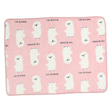 Maxbell Super Soft Warm Dog Cat Puppy Pet Fleece Blanket Cat Print 102 x 78cm Pink