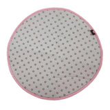 Maxbell Round Shape Dog Cat Coral Fleece Mat Warm Sleep Bedding Nest Pet Pad Pink S