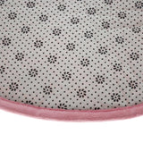 Maxbell Round Shape Dog Cat Coral Fleece Mat Warm Sleep Bedding Nest Pet Pad Pink S