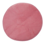 Maxbell Round Shape Dog Cat Coral Fleece Mat Warm Sleep Bedding Nest Pet Pad Pink S