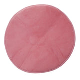 Maxbell Round Shape Dog Cat Coral Fleece Mat Warm Sleep Bedding Nest Pet Pad Pink S