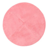 Maxbell Round Shape Dog Cat Coral Fleece Mat Warm Sleep Bedding Nest Pet Pad Pink L