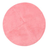 Maxbell Round Shape Dog Cat Coral Fleece Mat Warm Sleep Bedding Nest Pet Pad Pink L