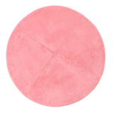 Maxbell Round Shape Dog Cat Coral Fleece Mat Warm Sleep Bedding Nest Pet Pad Pink L