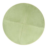 Maxbell Round Shape Dog Cat Coral Fleece Mat Warm Sleep Bedding Nest Pet Pad Green L