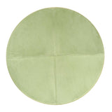 Maxbell Round Shape Dog Cat Coral Fleece Mat Warm Sleep Bedding Nest Pet Pad Green L