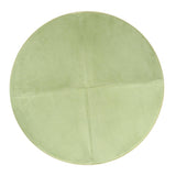 Maxbell Round Shape Dog Cat Coral Fleece Mat Warm Sleep Bedding Nest Pet Pad Green L