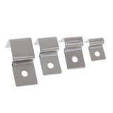 Maxbell 4x Stainless Steel Aquarium Fish Tank Glass Cover Clip Support Holder 5MM