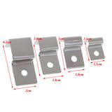 Maxbell 4x Stainless Steel Aquarium Fish Tank Glass Cover Clip Support Holder 5MM