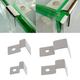 Maxbell 4x Stainless Steel Aquarium Fish Tank Glass Cover Clip Support Holder 5MM