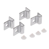 Maxbell 4x Stainless Steel Aquarium Fish Tank Glass Cover Clip Support Holder 5MM