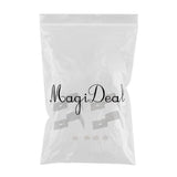 Maxbell 4pcs Stainless Steel Aquarium Fish Tank Glass Cover Clip Support Holder 19MM