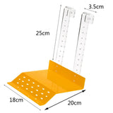 Maxbell Hanging Hook Yellow Acylic Turtle Ramp Shelf - Tortoise Basking Platform