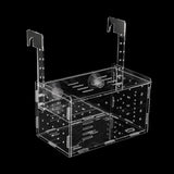 Maxbell 2 in 1 Acrylic Aquarium Tortoise Turtle Seedling Isolation Hatchery Box S