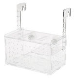 Maxbell 2 in 1 Acrylic Aquarium Tortoise Turtle Seedling Isolation Hatchery Box S