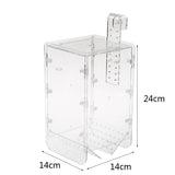 Maxbell Arcylic Aquarium Isolation Separation Incubating Box Young Fish Breeding Box