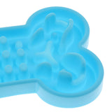Maxbell Slow Feed Interactive Pet Bowl Dog Cat Stop Bloat Choking Feeder  Blue