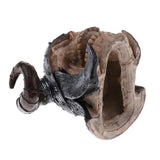 Max Aquarium Decorative Resin Skull Crawler Dragon Lizards Fish Tank Decoration 3