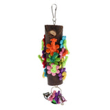 Maxbell Pet Bird Parrot Solid Wood Cage Hammock Swing Toy Hanging Bite Toy