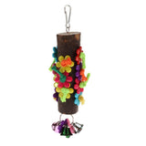 Maxbell Pet Bird Parrot Solid Wood Cage Hammock Swing Toy Hanging Bite Toy