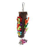 Maxbell Pet Bird Parrot Solid Wood Cage Hammock Swing Toy Hanging Bite Toy
