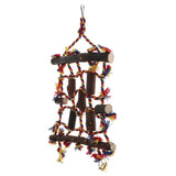 Maxbell Pet Bird Parrot Rope Nets Stairs Climbing Ladder Hanging Cage Chew Toys