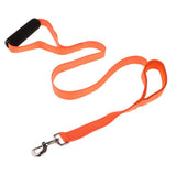 Maxbell Padded Double Handle Dog Leash Dog Training Leash Walking Lead Orange