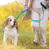 Maxbell Padded Double Handle Dog Leash Dog Training Leash Walking Lead Orange