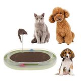 Maxbell Funny Pet Cat Crazy Ball Disk Scratch Cat Intelligence Toy With Track Ball