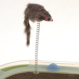 Maxbell Funny Pet Cat Crazy Ball Disk Scratch Cat Intelligence Toy With Track Ball