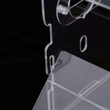 Maxbell Hamster Cage Acrylic Portable Villa Cage Small Pet House Nest single layer