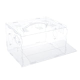Maxbell Hamster Cage Acrylic Portable Villa Cage Small Pet House Nest single layer