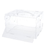 Maxbell Hamster Cage Acrylic Portable Villa Cage Small Pet House Nest single layer