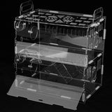 Maxbell Hamster Cage Acrylic Portable Villa Cage Small Pet House Nest double layer