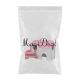 Maxbell Hamster Mouse Hideout House Wooden Living Hut Exercise Funny Nest Toy Pink