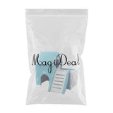Maxbell Small Pet House Hamster Mouse Wooden Hut Exercise Funny Nest Toy Blue