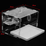 Maxbell Acrylic Hamster Cage House Nest Play Space Habitat Single-deck Small Drawer