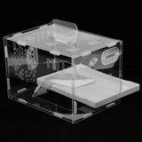 Maxbell Acrylic Hamster Cage House Nest Play Space Habitat Single-deck Small Drawer
