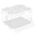 Maxbell Acrylic Hamster Cage House Nest Play Space Habitat Single-deck Small Drawer