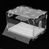 Maxbell Acrylic Hamster Cage House Nest Play Space Habitat Single-deck Small Drawer