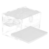 Maxbell Acrylic Hamster Cage House Nest Play Space Habitat Single-deck Small Drawer