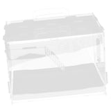 Maxbell Acrylic Hamster Cage House Nest Play Space Habitat Single-deck Small Drawer