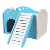 Maxbell Pet Hamster House Squirrel Guinea Pig Bed Small Animals Habitat Toy Blue